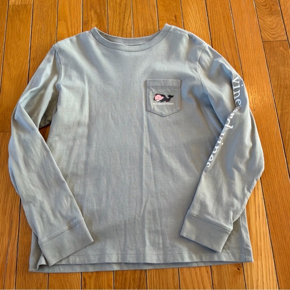 3 Vineyard Vines Logo Long Sleeve T-Shirts Boys Sz 7 Halloween Christmas Santa - Picture 4 of 12